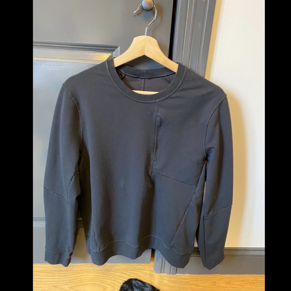 Lululemon City sweat crew neck sweatshirt S black